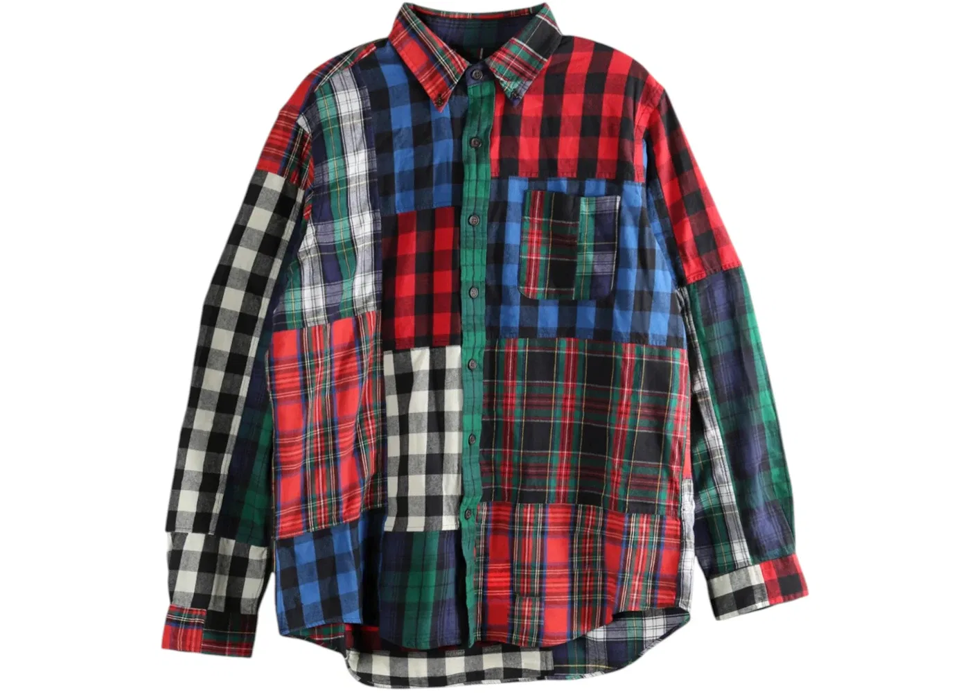 Мужская рубашка с длинным рукавом из фланели Polo Ralph Lauren, Holiday Buffalo Patchwork