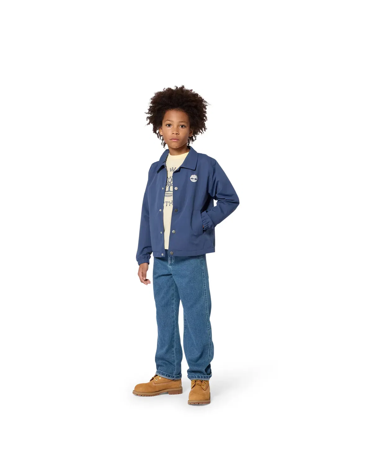 Детская куртка для мальчиков с принтом Timberland, Azul Marino