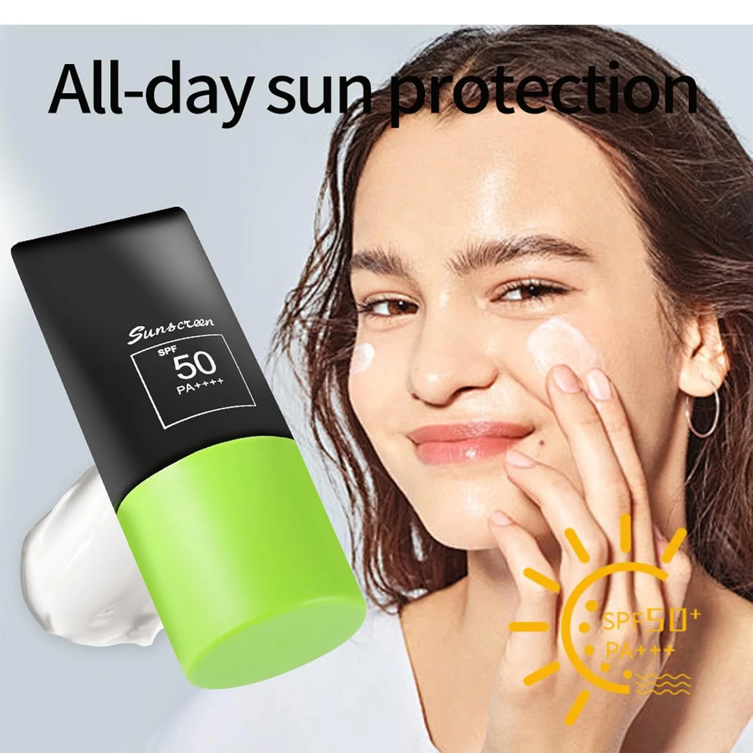 Солнцезащитный крем SPF 50 PA+++, AmourGlint, 30 г — фото 2