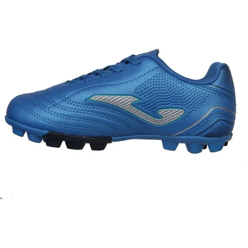 Детские футбольные бутсы для мальчиков с шипами Toledo Jr 2404 Royal Hard Ground Joma