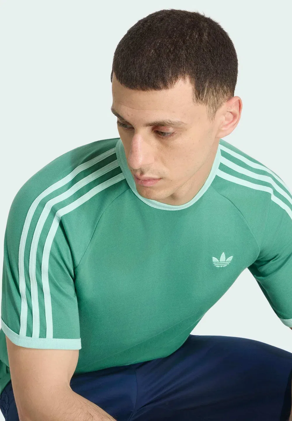Простая футболка Adidas Originals, Blanch Green Pulse Mint — фото 4