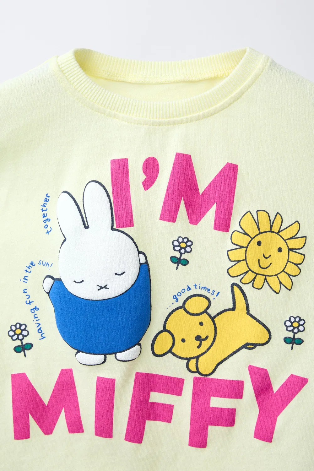 Футболка с принтом MIFFY MERCIS BV ZARA, Lime — фото 3