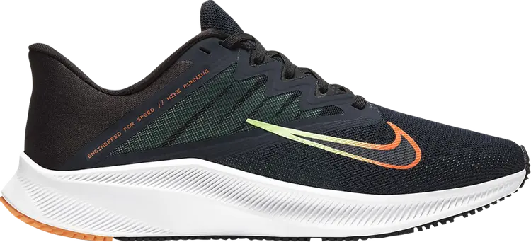 

Кроссовки Nike Quest 3 'Obsidian Atomic Orange', синий