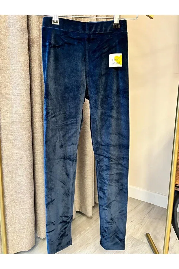 Детские вельветовые леггинсы для девочек Dfn, Navy Blue
