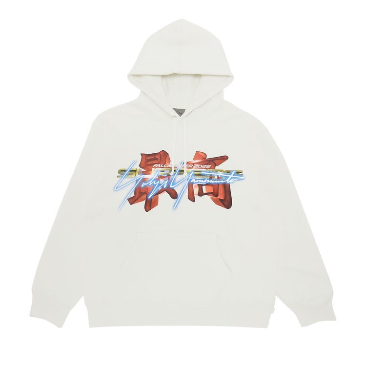 Толстовка Supreme x Yohji Yamamoto x TEKKEN Hooded Sweatshirt 'Stone', белый — фото 2