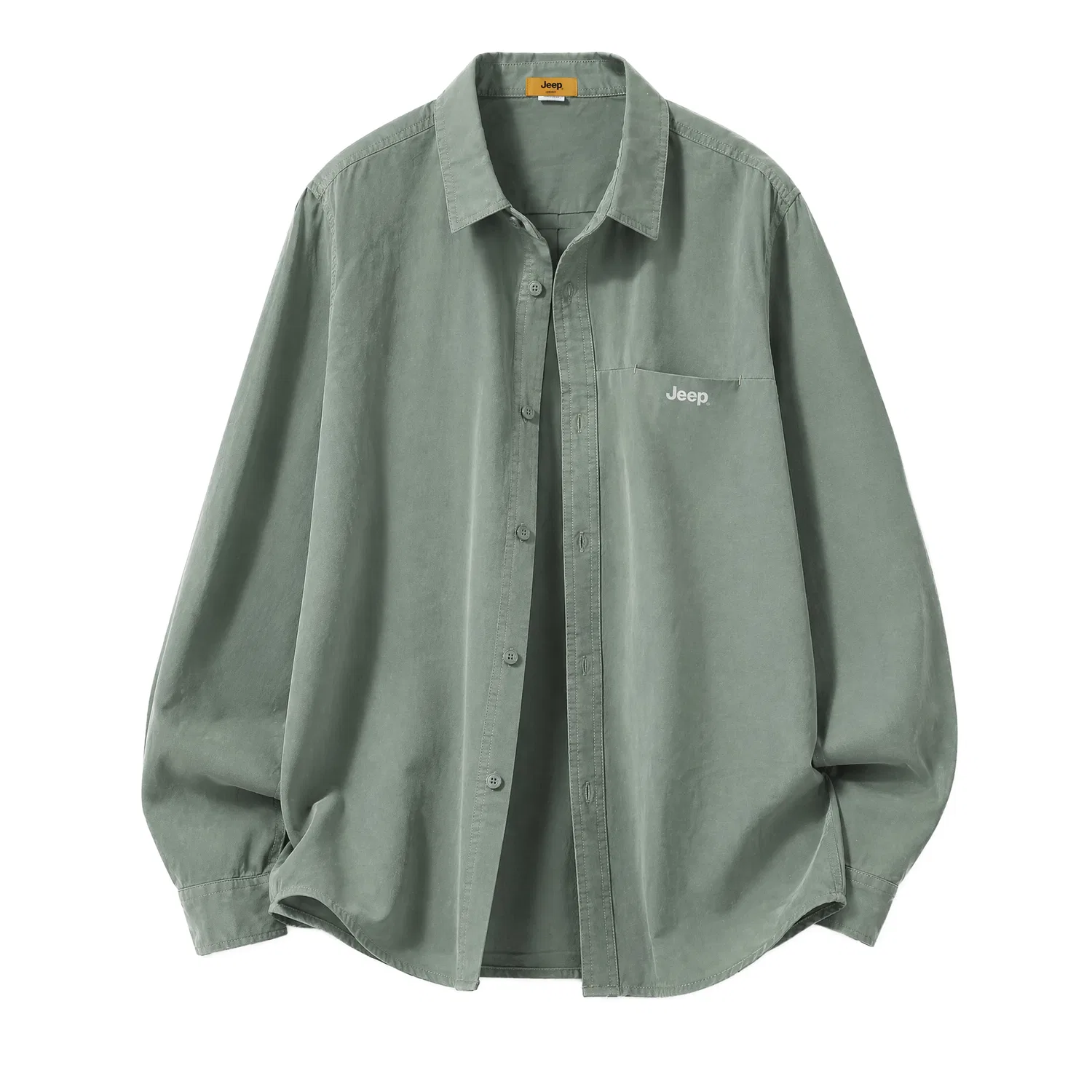 Детская рубашка в стиле кэжуал с длинным рукавом Jeep Leisure Collection Shirt, Jadeite Green