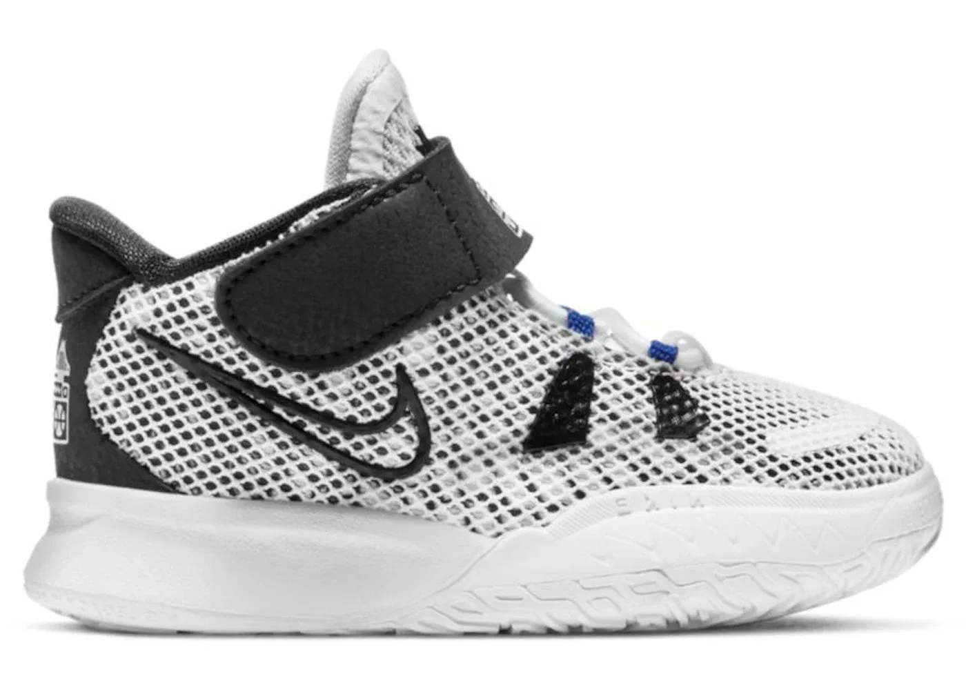 Детские кроссовки для баскетбола с дизайном Hip-Hop Nike Kyrie 7 Nike, White/Black/Glow/Hyper Royal