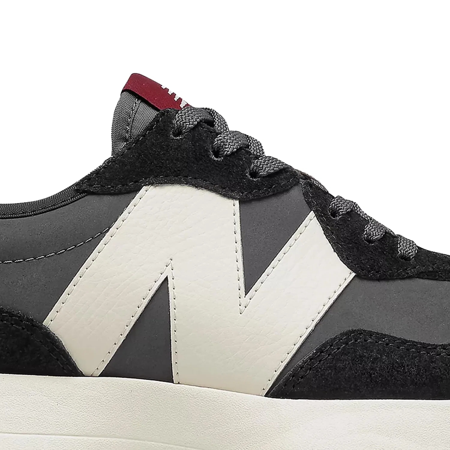 Детские кроссовки для мальчиков с ретро-дизайном 327 Cm New Balance, Black White — фото 3