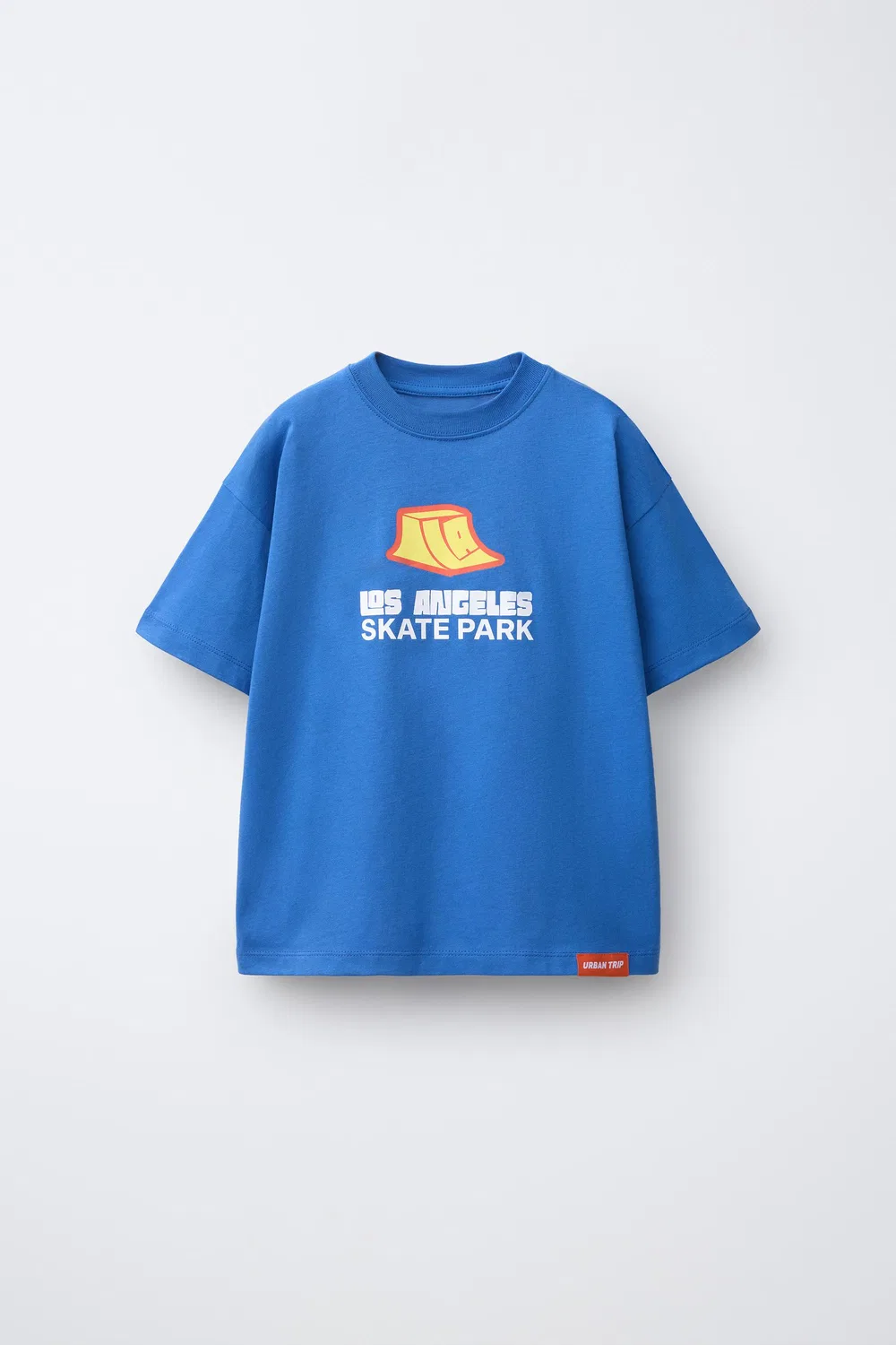 Футболка с принтом ZARA, Blue