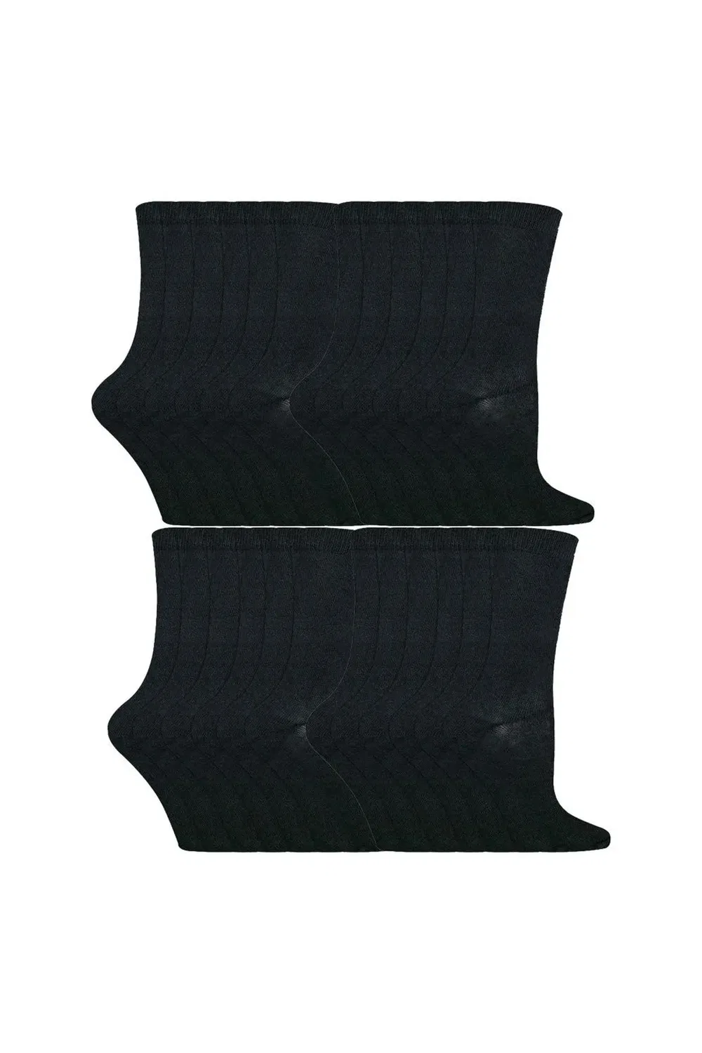 Набор носков из 24 пар хлопковых Sock Snob, Black