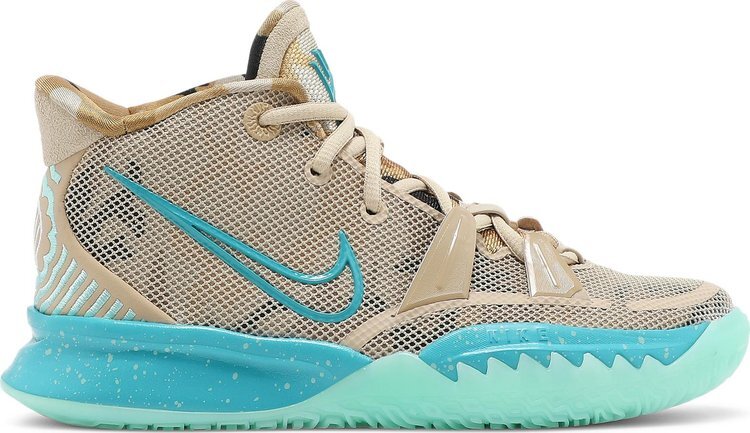 

Кроссовки Nike Kyrie 7 GS 'Ripple', коричневый
