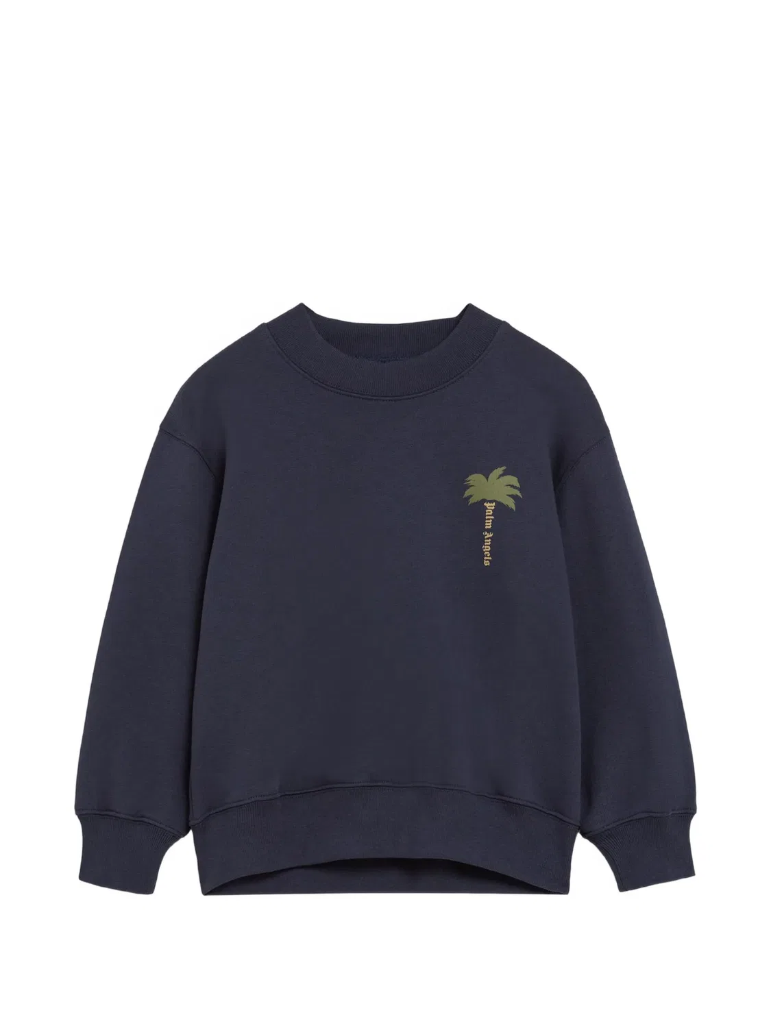 Palm Angels Свитшот с принтом логотипа синий