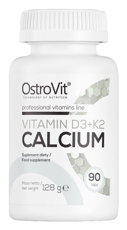 

Поддержка костей и зубов OstroVit Witamina D3 + K2 + Wapń