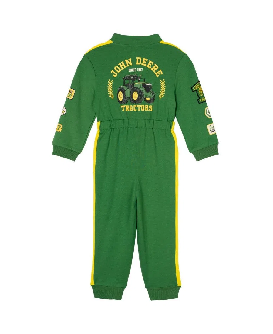 Комбинезон John Deere Racing Coverall, Green Yellow — фото 2