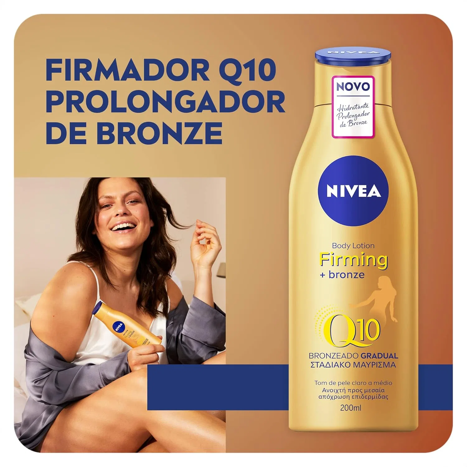 Лосьон для тела Q10 Firming + Bronze, NIVEA, 200 мл — фото 3