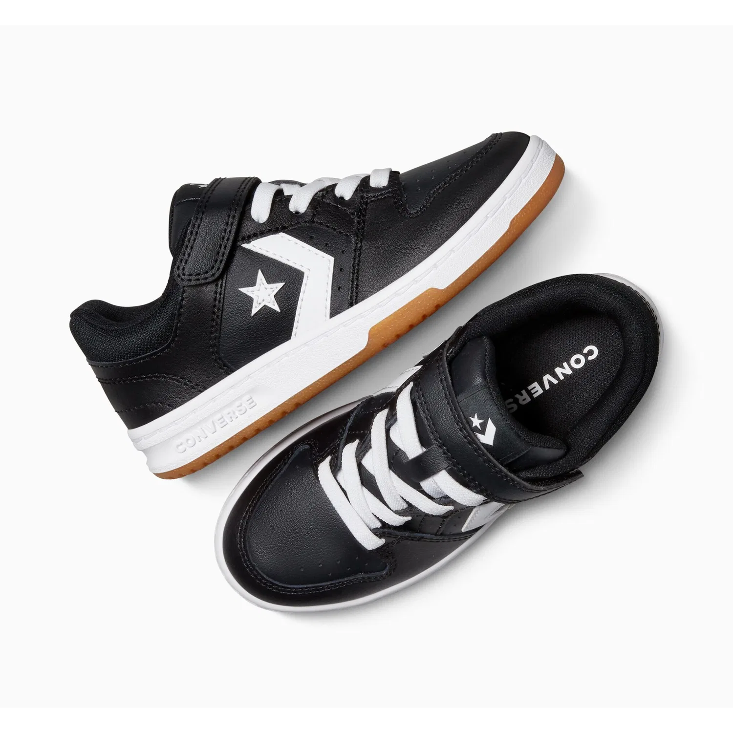 Детские кроссовки с быстрой шнуровкой Converse Lifestyle 1998 Easy On, Black/White/Black — фото 3