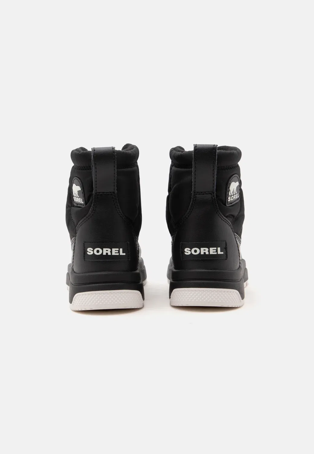 Детские унисекс ботинки Whitney III Mid WP на шнуровке Sorel, Black — фото 3