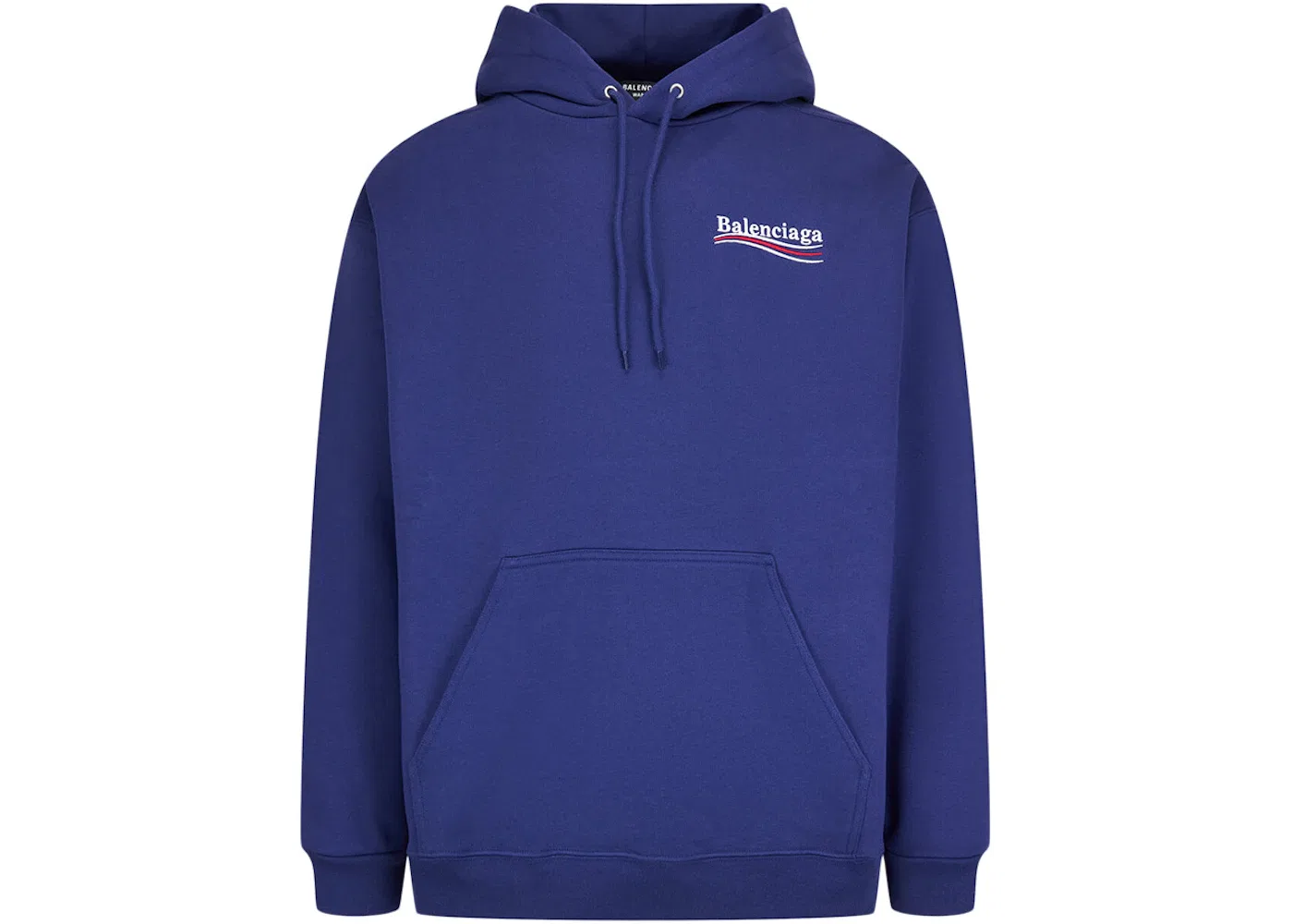 Мужской худи с политическим принтом Balenciaga, Blue
