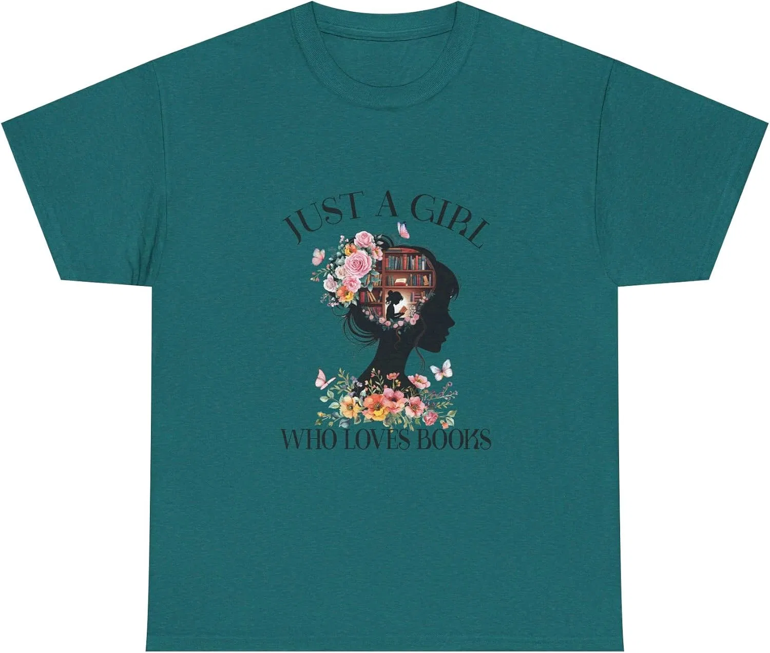 Мужская футболка Book Lover Unisex Tee, Antique Jade Dome
