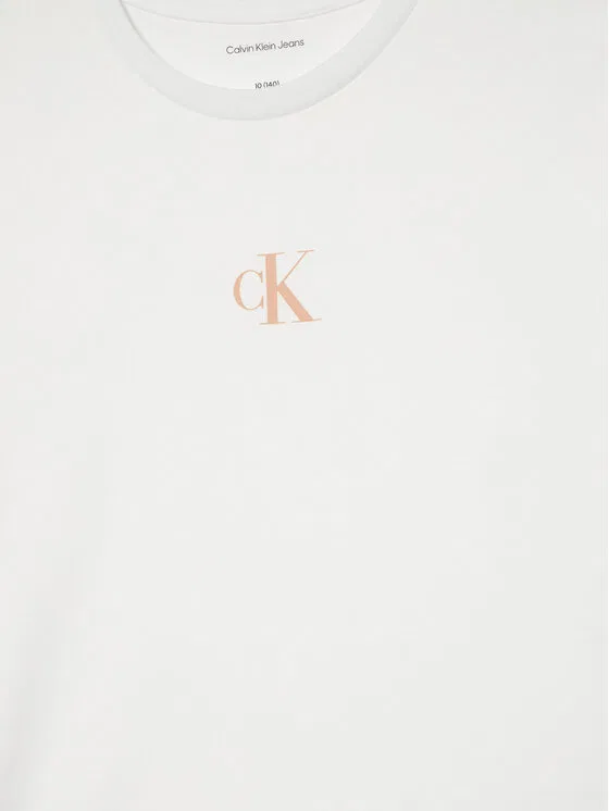 Футболка boxy fit Calvin Klein Jeans, белый — фото 3