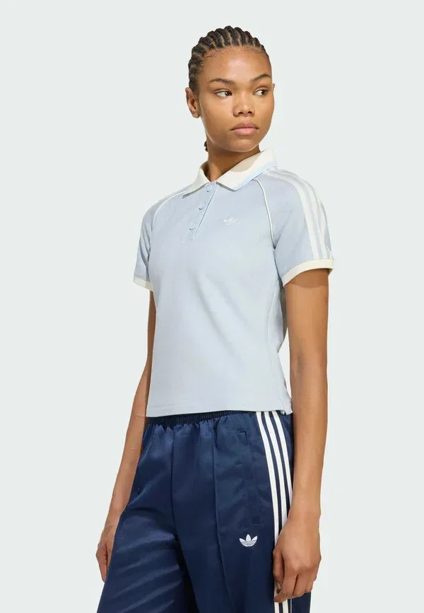 Футболка поло Adidas Originals, стальный
