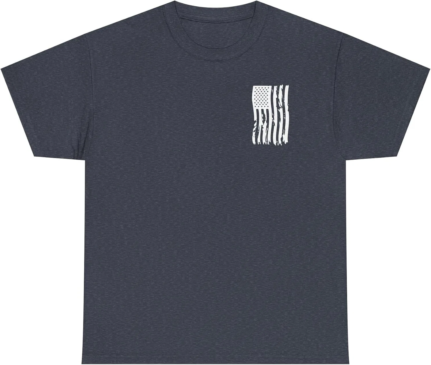 Футболка с QR-кодом и принтом RFK Jr, Heather Navy