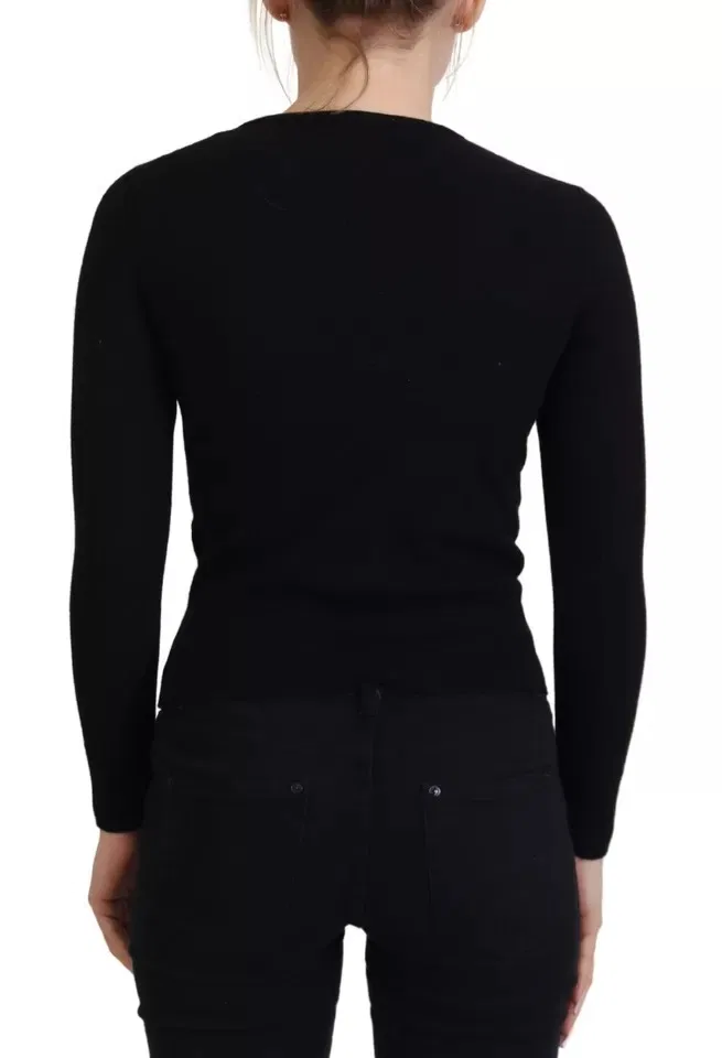Женский кардиган на пуговицах из шерсти Cardigan Dolce & Gabbana, Black