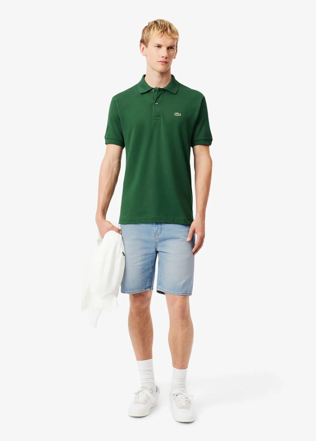Бермуды Lacoste, синие — фото 2