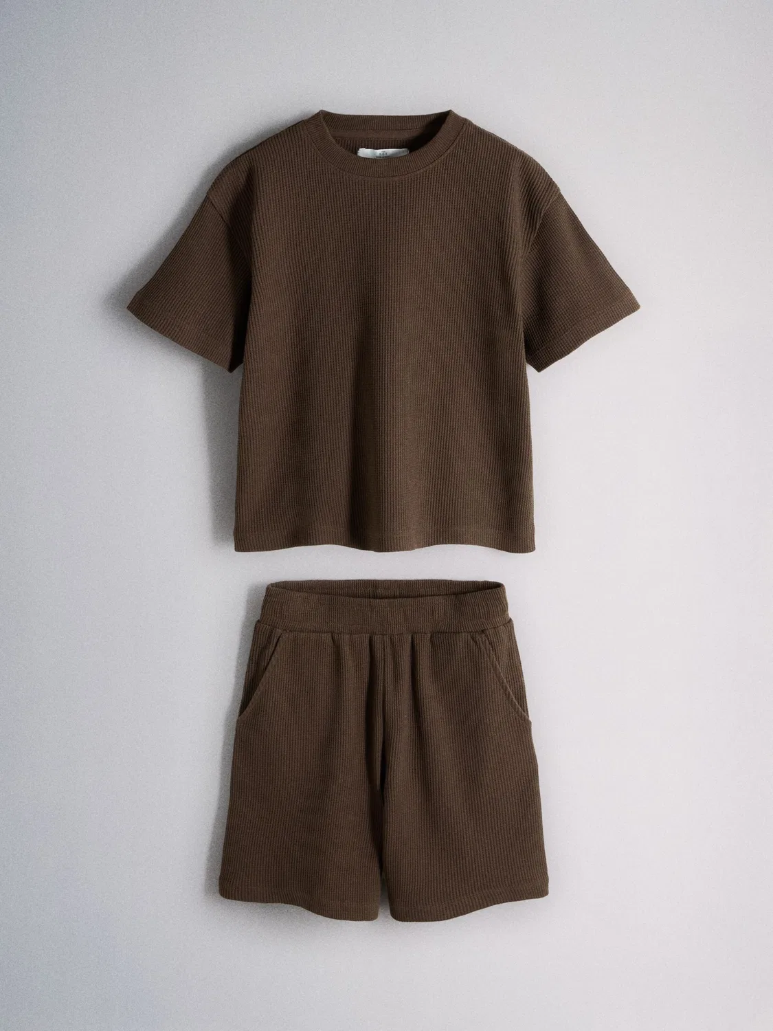 Пижама The Set, Smoke Blue/Dark Brown — фото 2