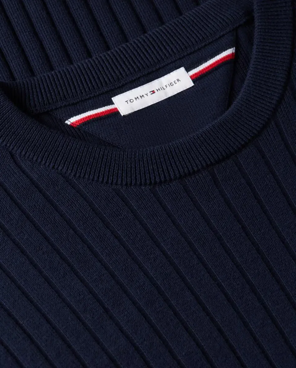 Мужской джемпер из органического хлопка Tommy Hilfiger, Azul Marino — фото 4
