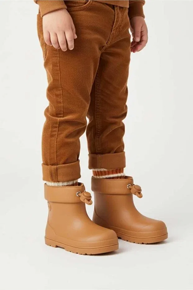 Детские ботинки для девочек шерстяные Mendi Borrego Wool Igor, Caramelo