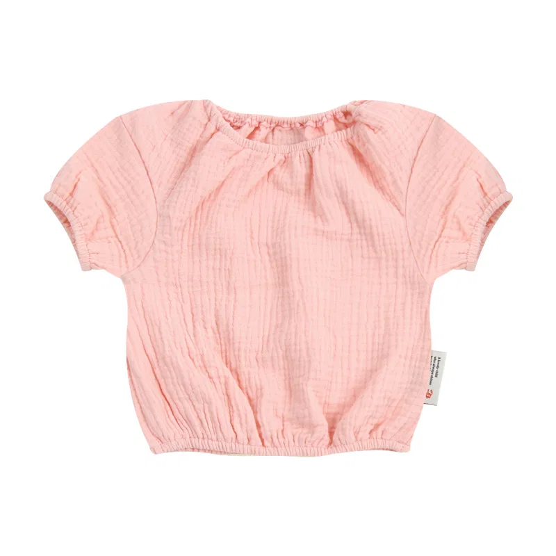 Детская блузка с коротким рукавом BABYBLEE Fall, Розовый
