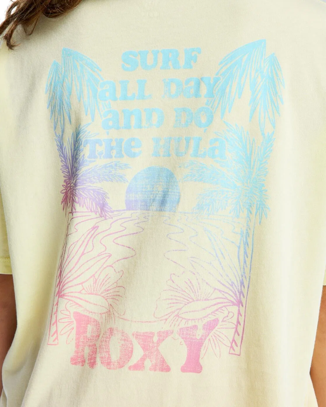 Детская футболка свободного кроя DAISYLOOSE SEASON Roxy, Цвет Grun — фото 4