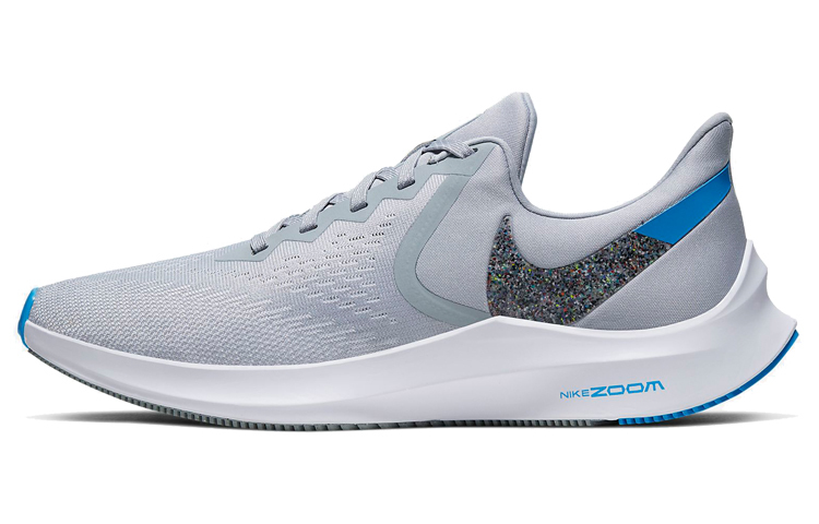 

Кроссовки Zoom Winflo 6 мужские с низким верхом Wolf Grey / White / Hero Blue / разноцветные Nike