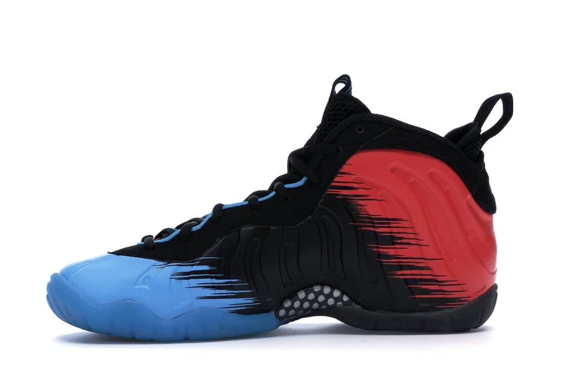Детские кроссовки Lifestyle Nike Air Foamposite Pro, Vivid Blue/Black-Light Crimson — фото 3