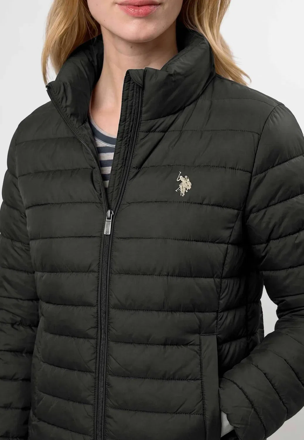 Стеганая зимняя куртка Uwvivi U.S. Polo Assn., Tap Shoe — фото 4