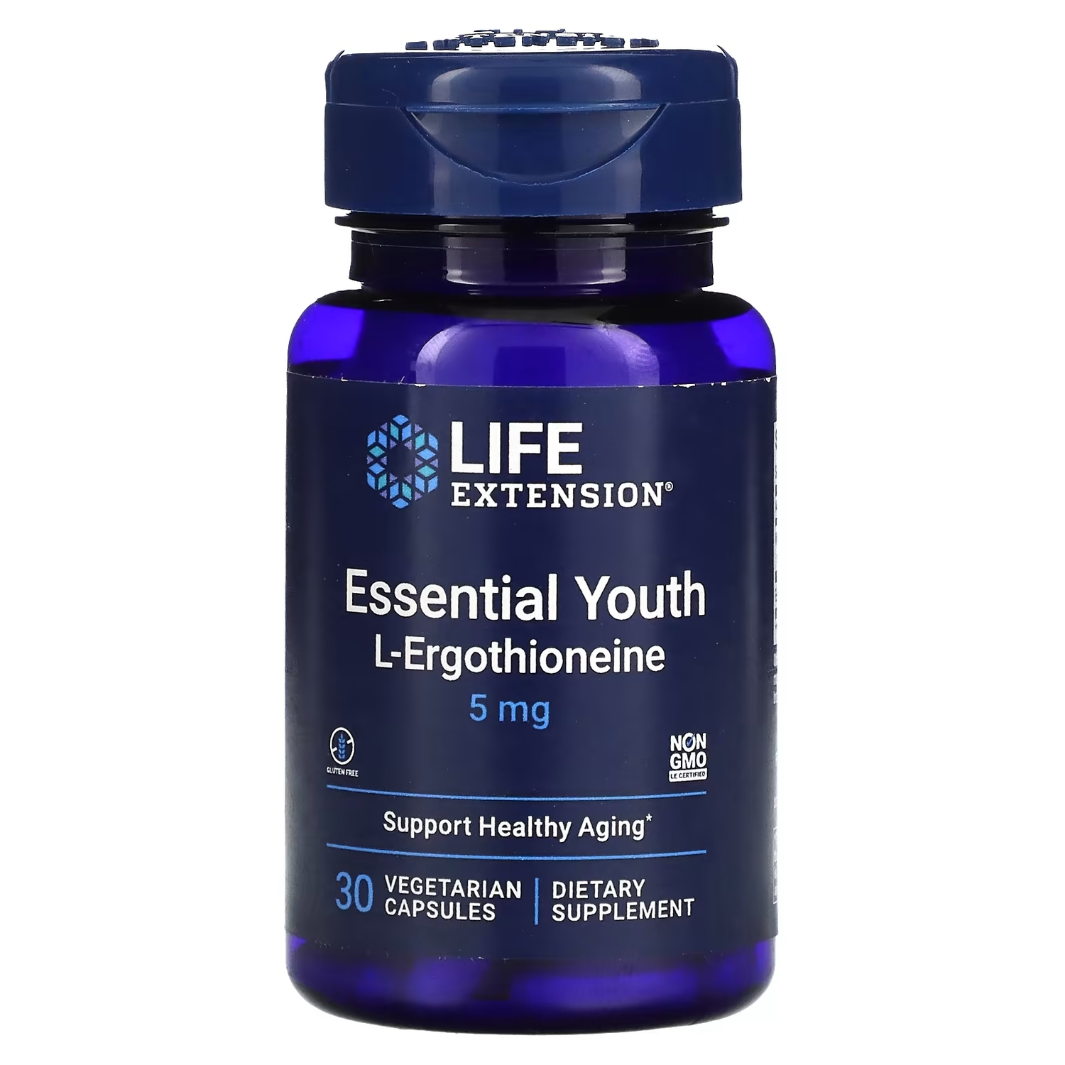 

Life Extension Essential Youth L-эрготионеин 5 мг, 30 вегетарианских капсул