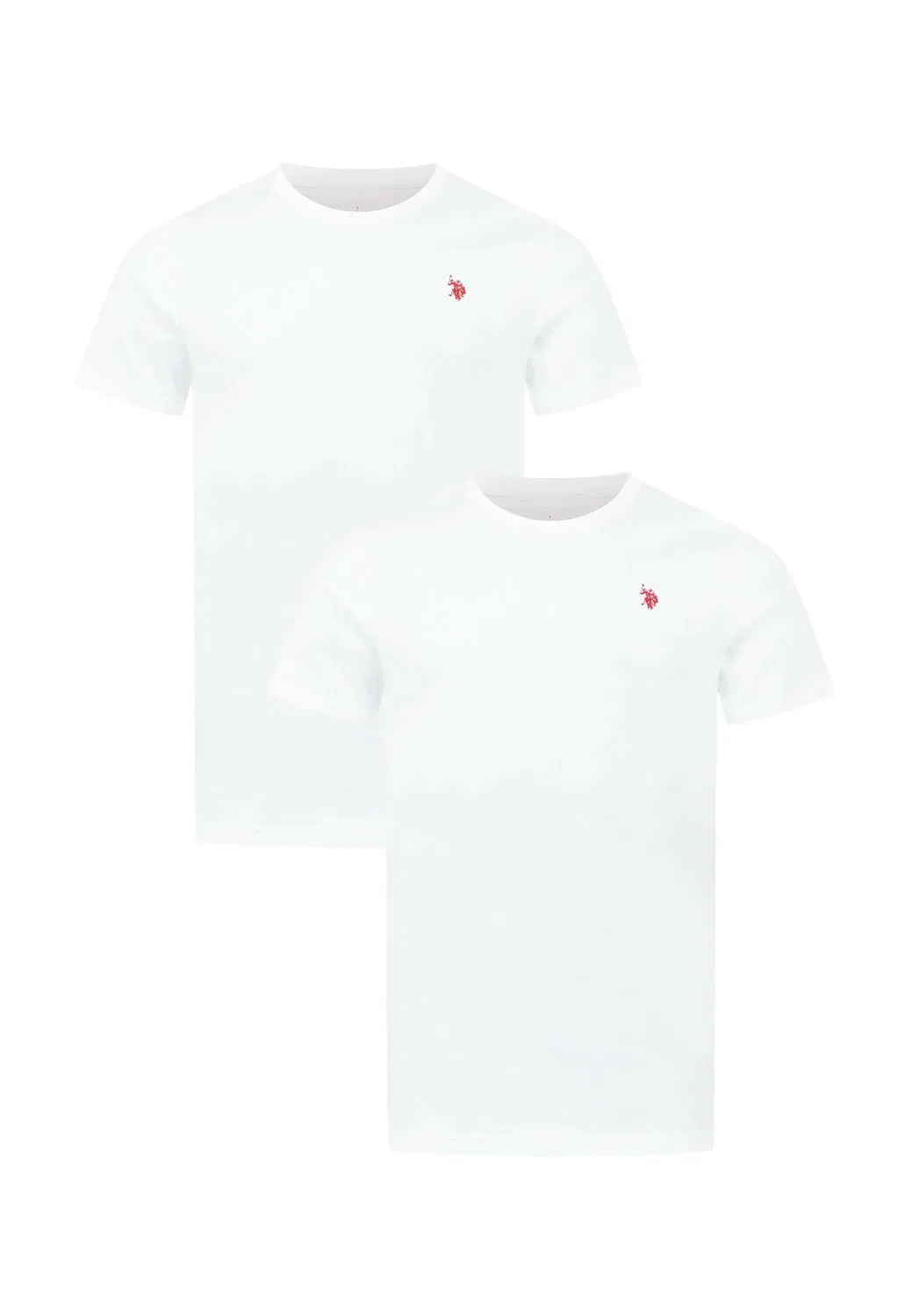 Мужская футболка с круглым вырезом 2 штуки U.S. Polo Assn., White