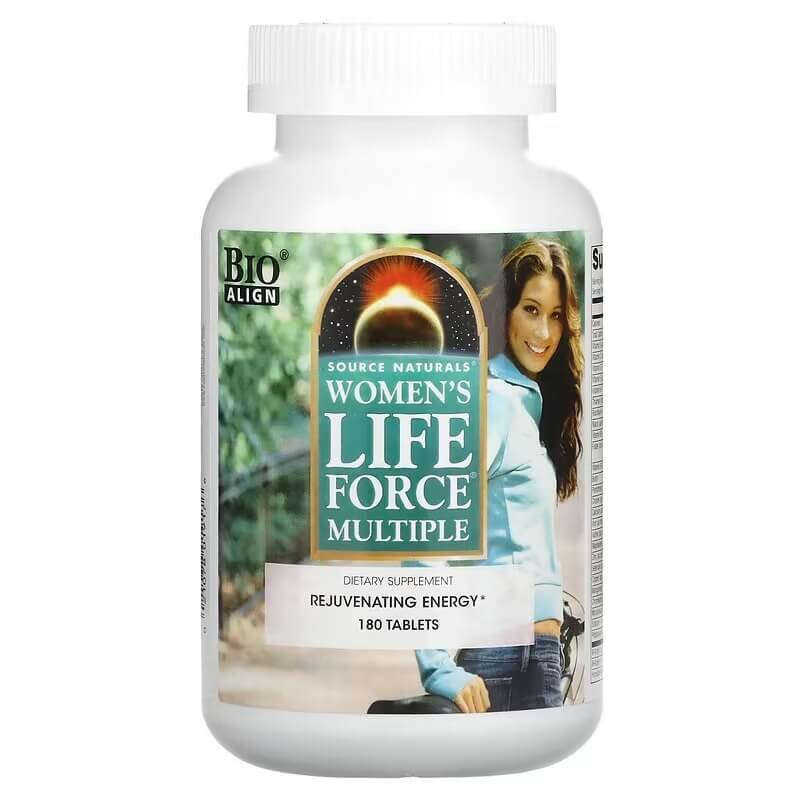 

Женские мультивитамины Source Naturals, 180 таблеток