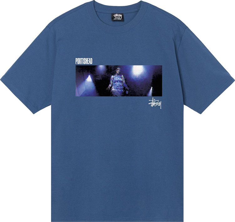 

Футболка Stussy Dummy Tee 'Midnight', синий