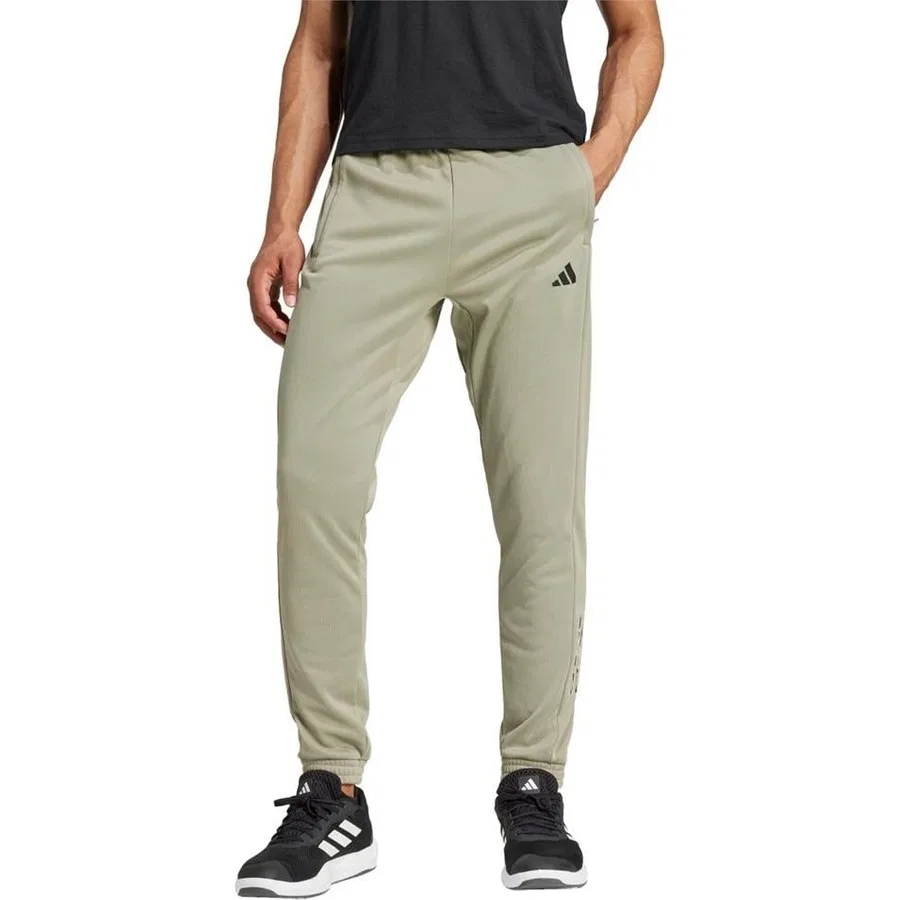 Спортивные штаны с камуфляжным принтом adidas CAMO PANT IX0924, Зеленый — фото 2