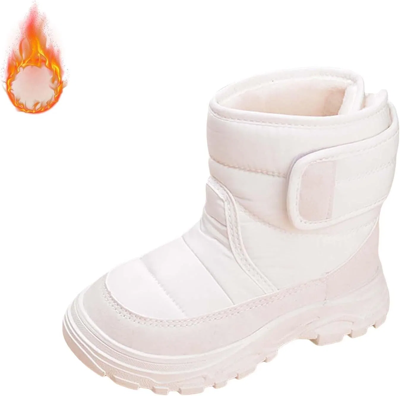 Детские зимние ботинки для мальчиков и девочек с принтом, Chukka Boot, White — фото 2