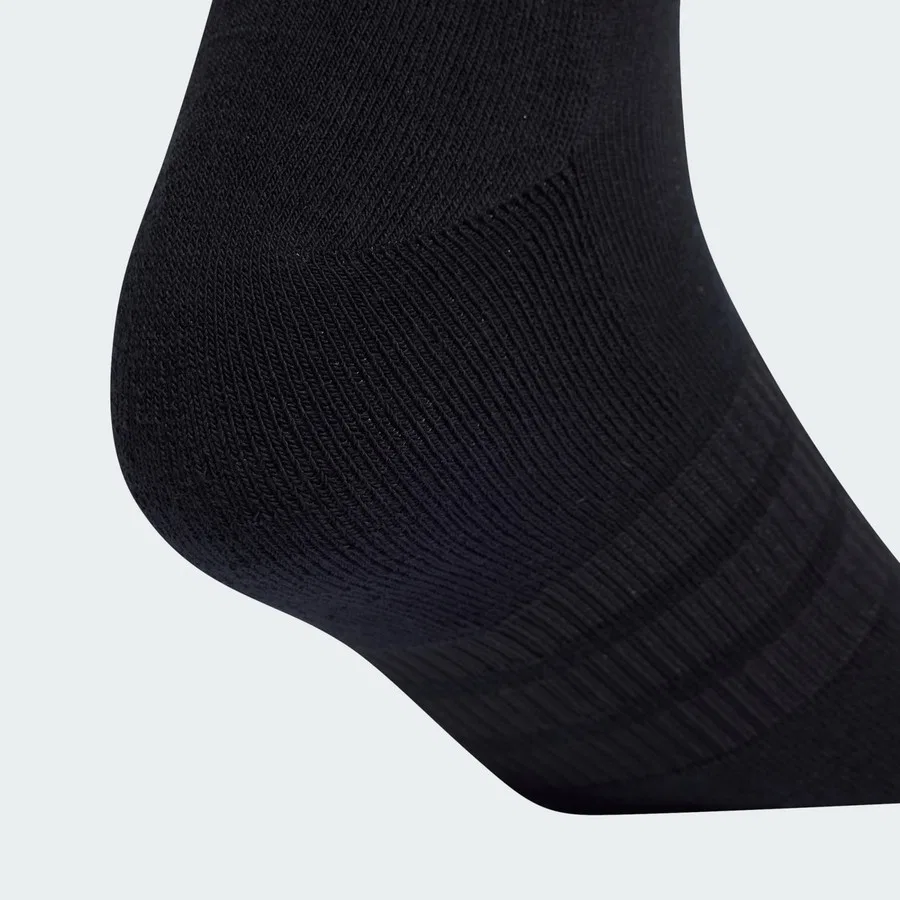 Носки спортивные с амортизацией, 3 пары, Performance KD6720 Cushioned Essentials Low Cut Socks, adidas, Белый — фото 2