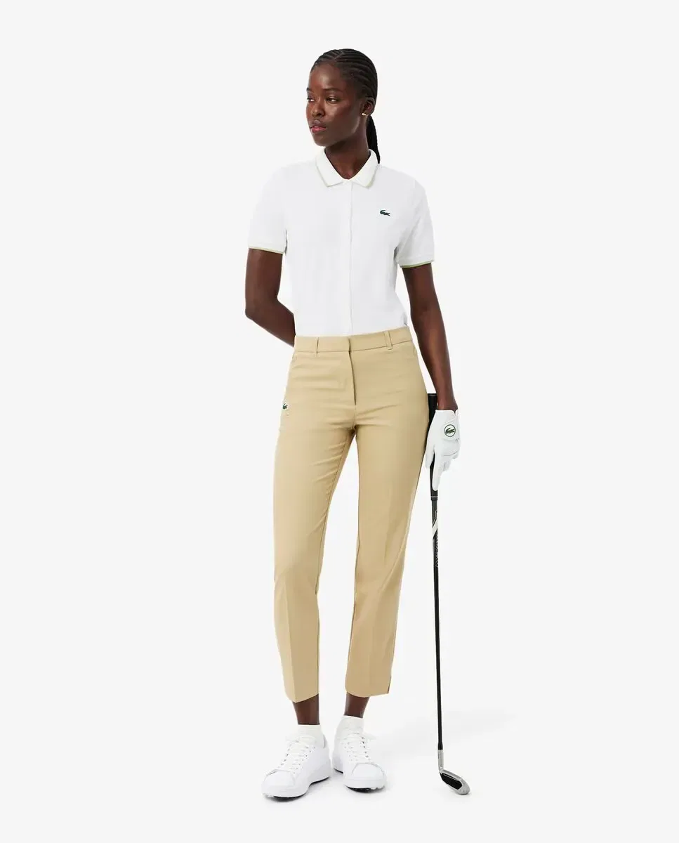 Поло Lacoste Blanco для гольфа с терморегуляцией — фото 4