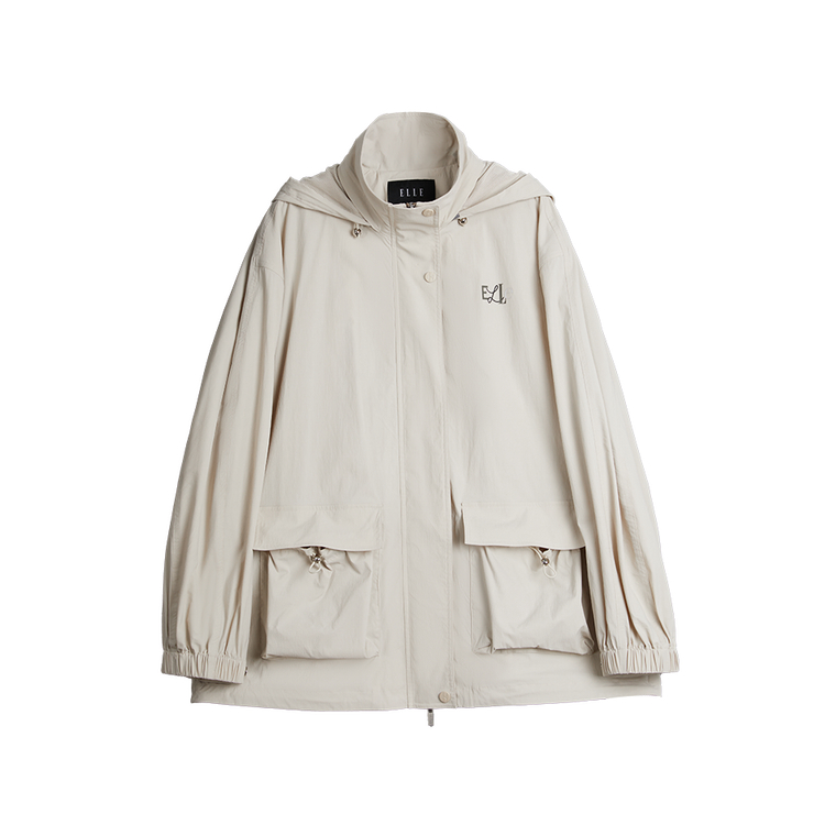 

Тренч женский с отложным воротником тонкий ELLE, светло-хаки