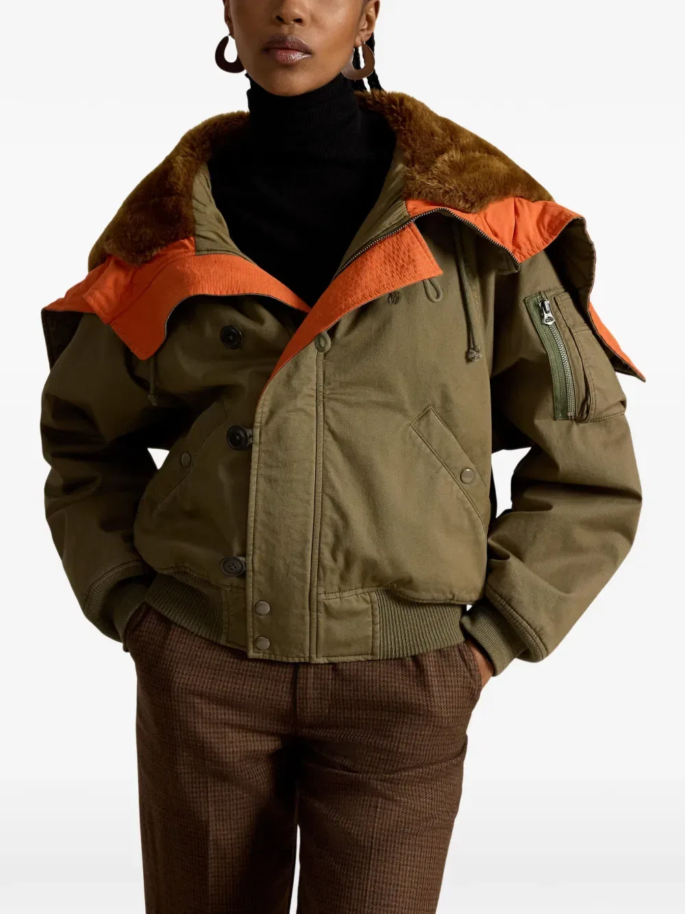Пальто N2A Polo Ralph Lauren, зеленый — фото 3