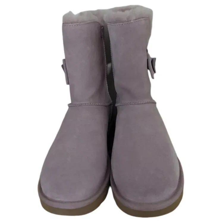 Детские зимние снежные сапоги из овчины с коротким голенищем UGG, Purple — фото 4