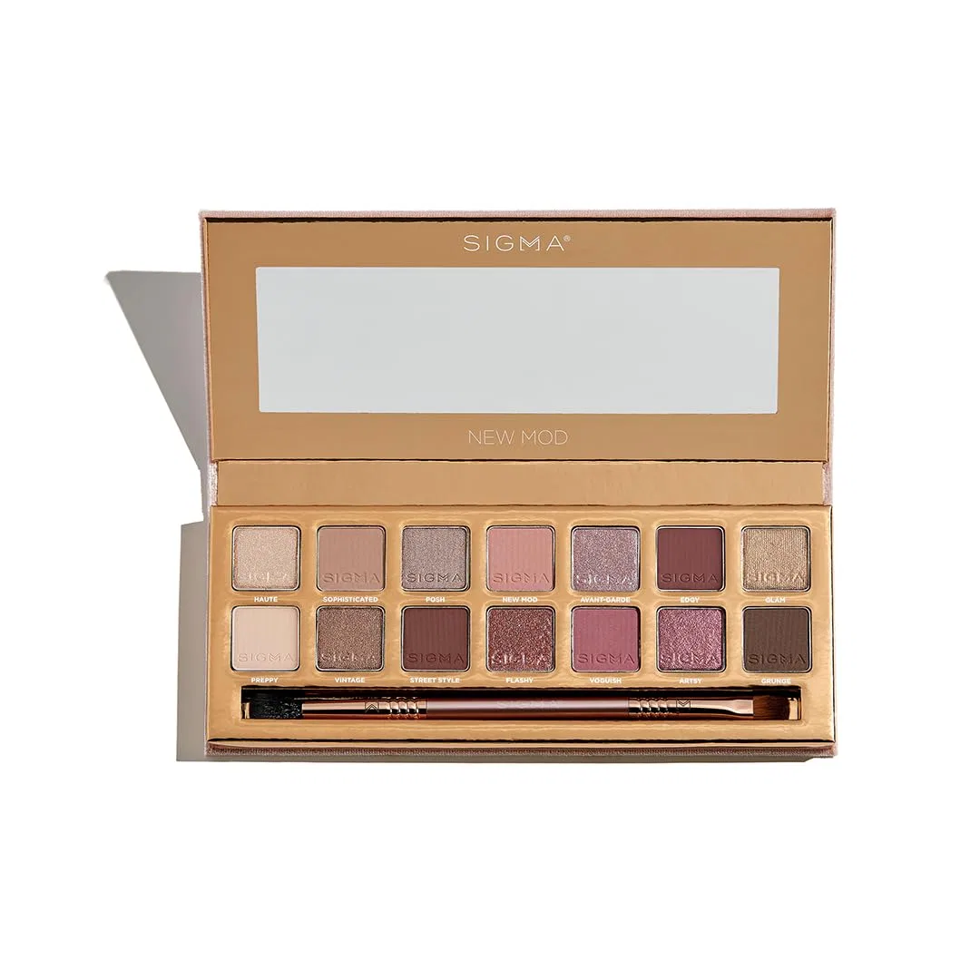 Тени для век палетка New Mod Sigma Beauty, 70.2 г, Brown