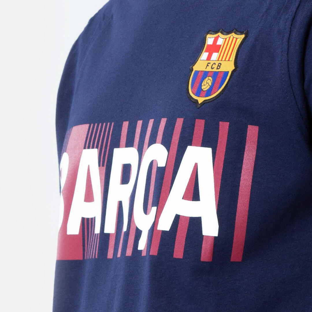 Футболка мужская FC Barcelona, темно-бирюзовый — фото 3