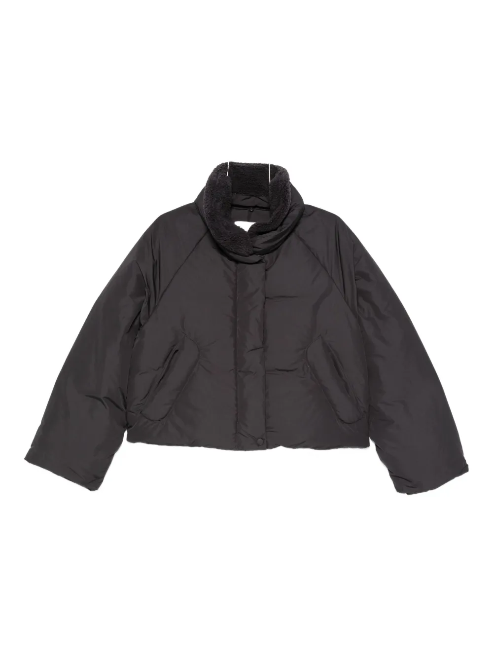 

Пуховик с высоким воротником Low Classic, черный